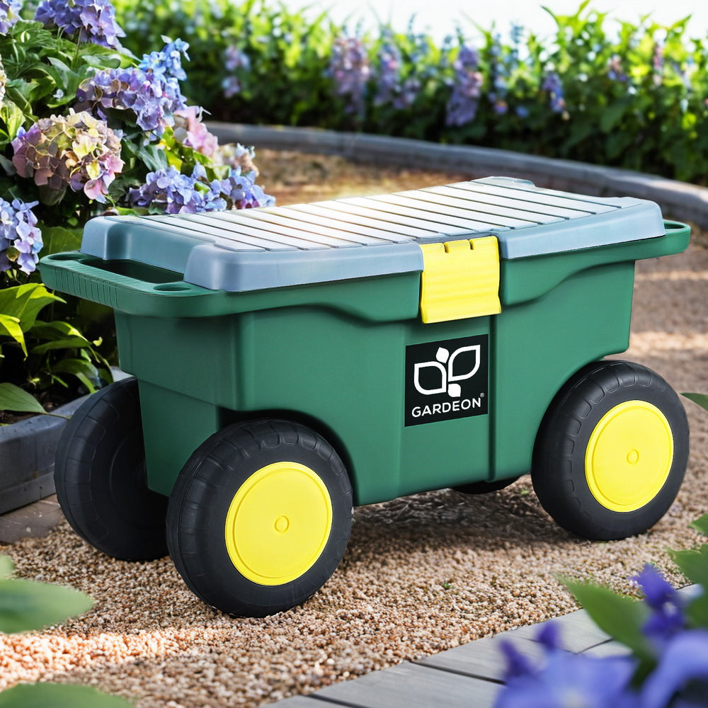 Gardeon Garden Tool Storage Cart 3-In-1 Green