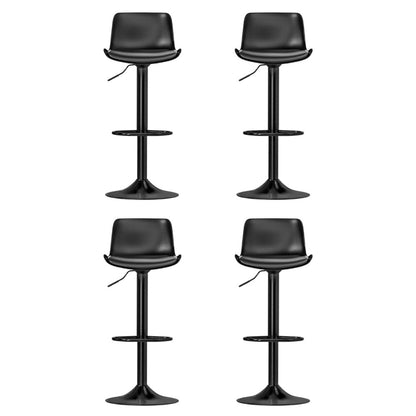 Artiss 4x Bar Stools Padded Seat Gas Lift Black