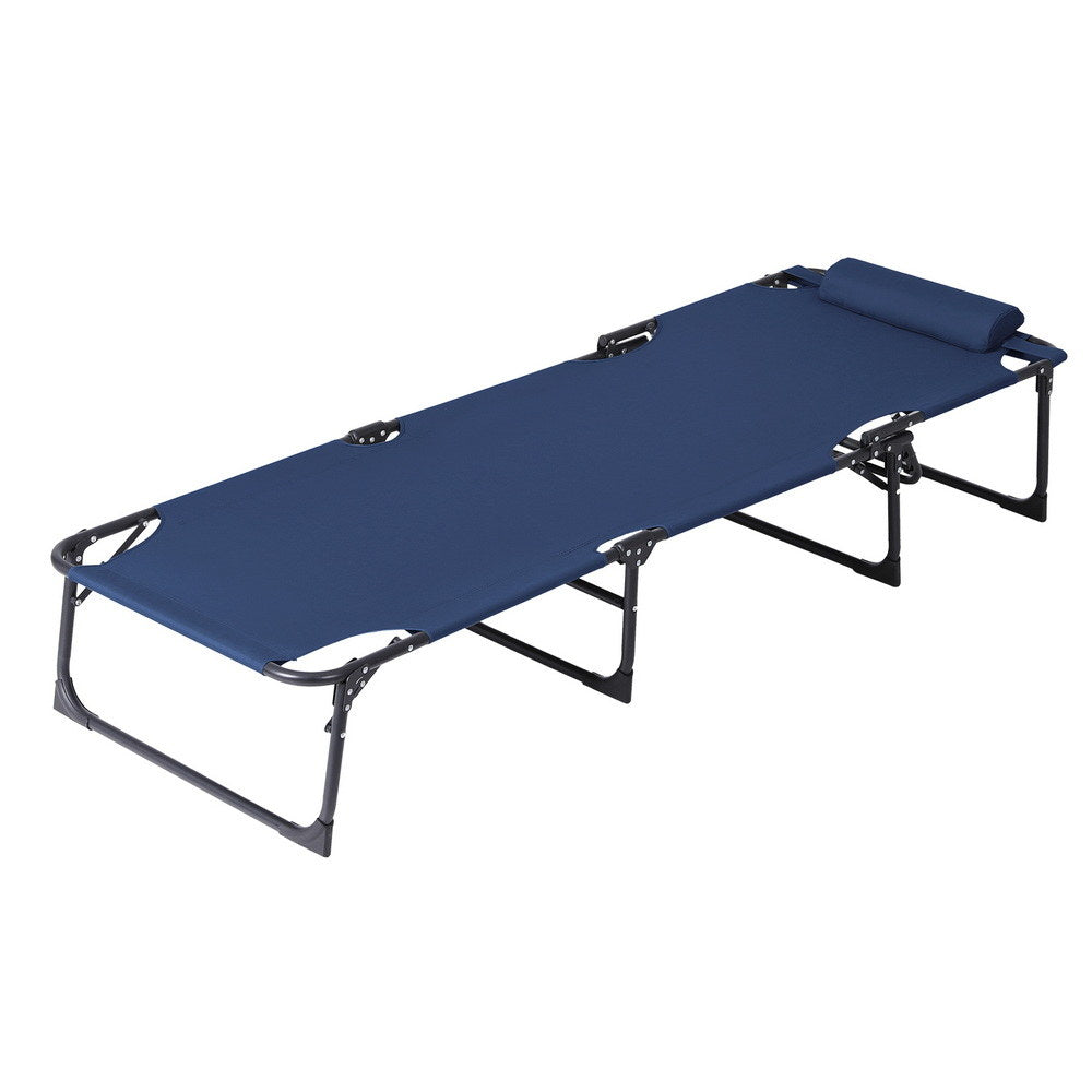 Gardeon Sun Lounger Folding Lounge Beach Chair Patio Outdoor Furniture