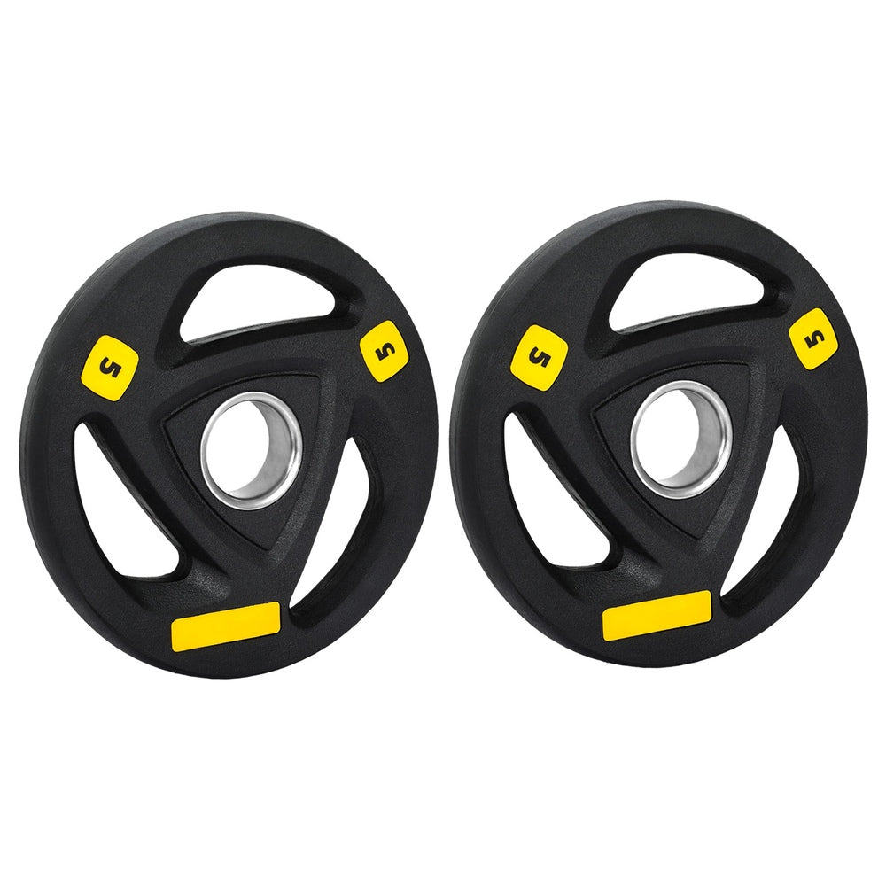 Everfit Weight Plates Standard 5kgx2 Dumbbells Barbells Plate Weight Lifting Home
