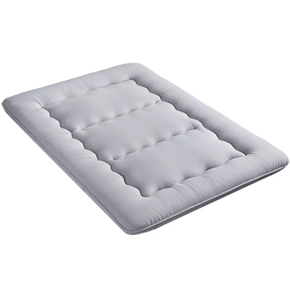 Giselle Bedding 10cm Japanese Floor Mattress Foldable Futon Mattress Washable Cover Straps
