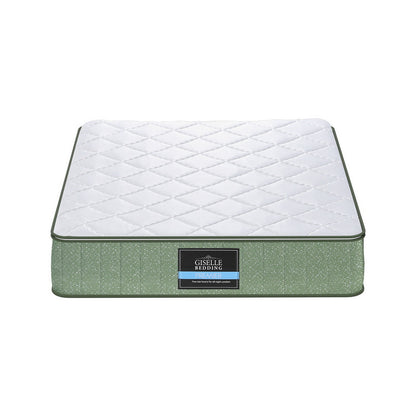 Giselle 25cm Memory Foam Mattress Dual Layer Zipper Cover Cool Charcoal Foam Mattresses King Single