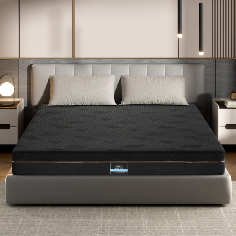 Giselle 18cm Memory Foam Mattress Green Tea Foam Cool Gel Foam Mattresses King