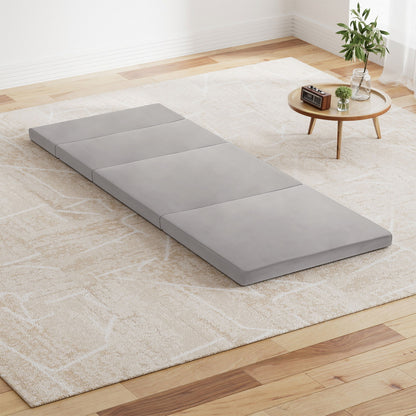 Giselle Foldable Mattress Folding Sofa Bed 4-fold Sleeping Camping Cushion Mat