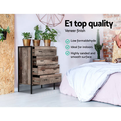 Artiss 4 Chest of Drawers - BARNLY