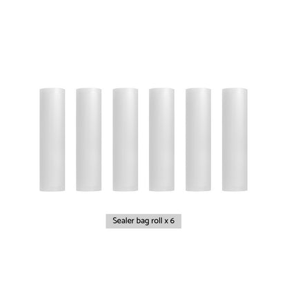 6 Rolls Food Vacuum Sealer Bags Storage Saver Heat Sealing Bag Pack 28CMX6M