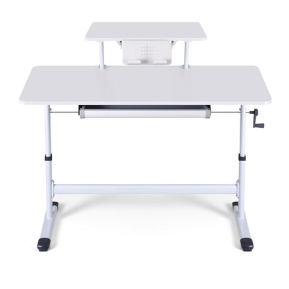 Artiss Standing Desk Height Adjustable Workstation Computer Desks Study 120CM White