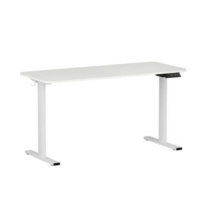 Artiss Electric Standing Desk 140cm Adjustable Height Motorised Home Office Desk White