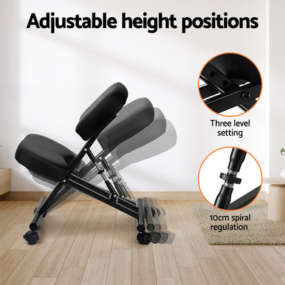 Artiss Kneeling Chair Ergonomic Office Chairs Home Knee Seat Posture Stretch Rest