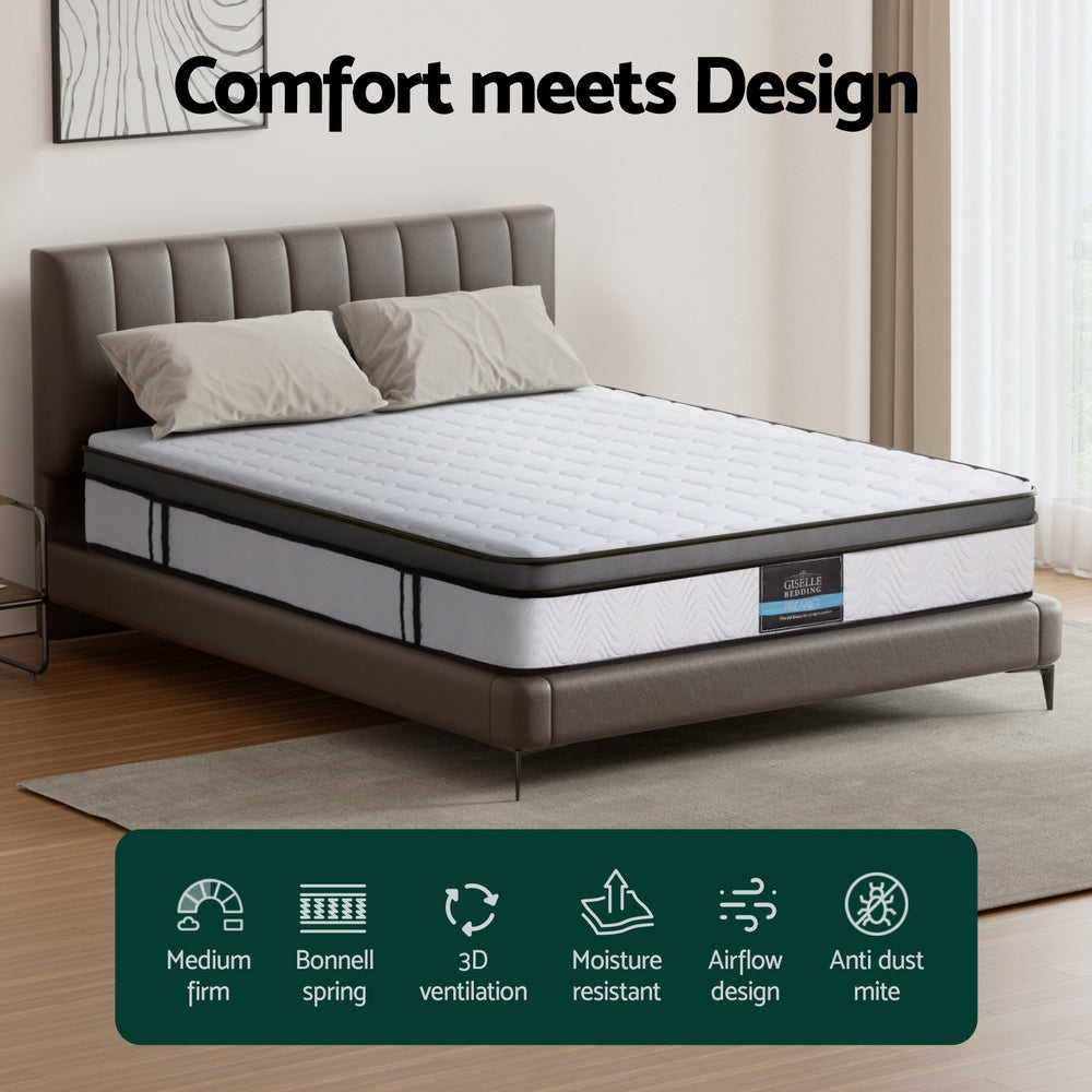 Giselle Mattress Cool Gel Foam 25cm Queen