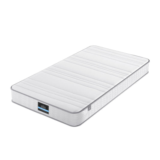 Giselle King Single Mattress 20cm with Reinforced Edge Support Egg-Crate Foam