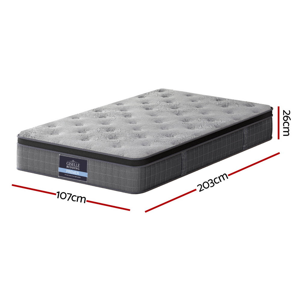 26cm Giselle Mattress King Single Latex Foam Mattresses