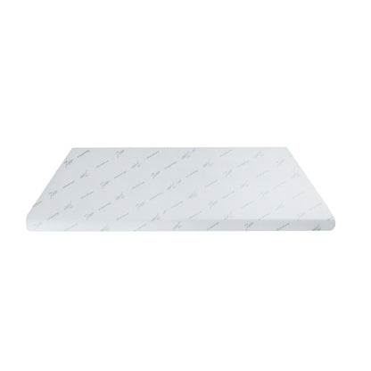 Giselle Bedding 8cm Memory Foam Mattress Topper 7-Zone Graphite Single
