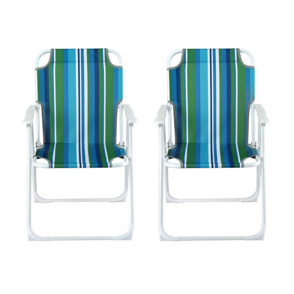 Gardeon Outdoor Chairs Folding Camping Chair Steel Portable Patio Furniture