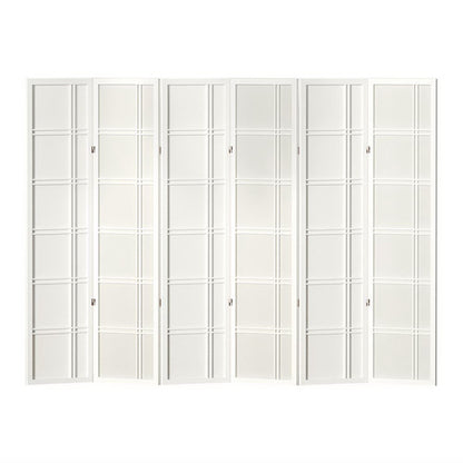 Artiss 6 Panel Room Divider Screen 265x179cm Nova White