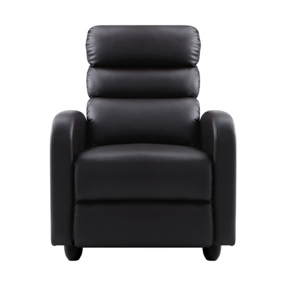 Artiss Recliner Armchair Brown Faux Leather Bolivia