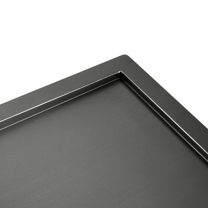 Cefito Kitchen Sink 100X45CM Stainless Steel Basin Double Bowl Nano Black