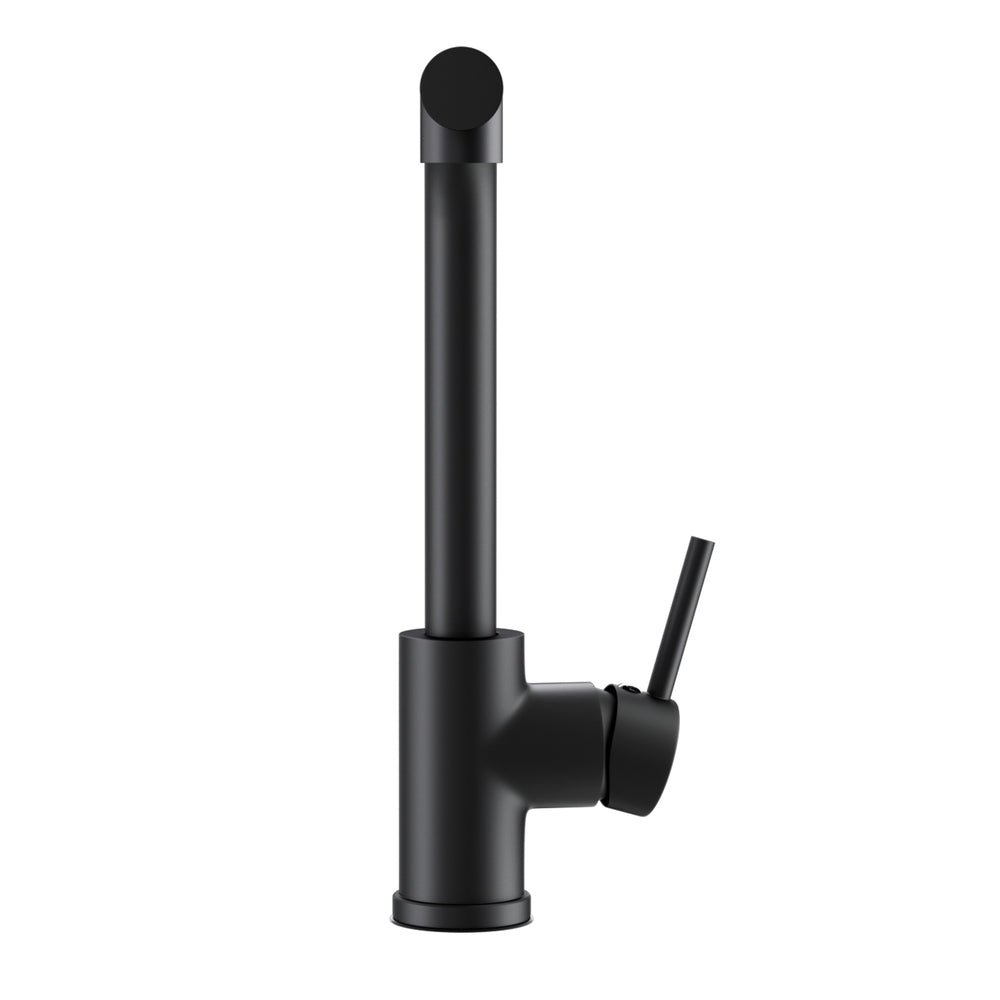 Cefito Kitchen Mixer Tap Pull Out Round 2 Mode Sink Basin Faucet Swivel WELS Black