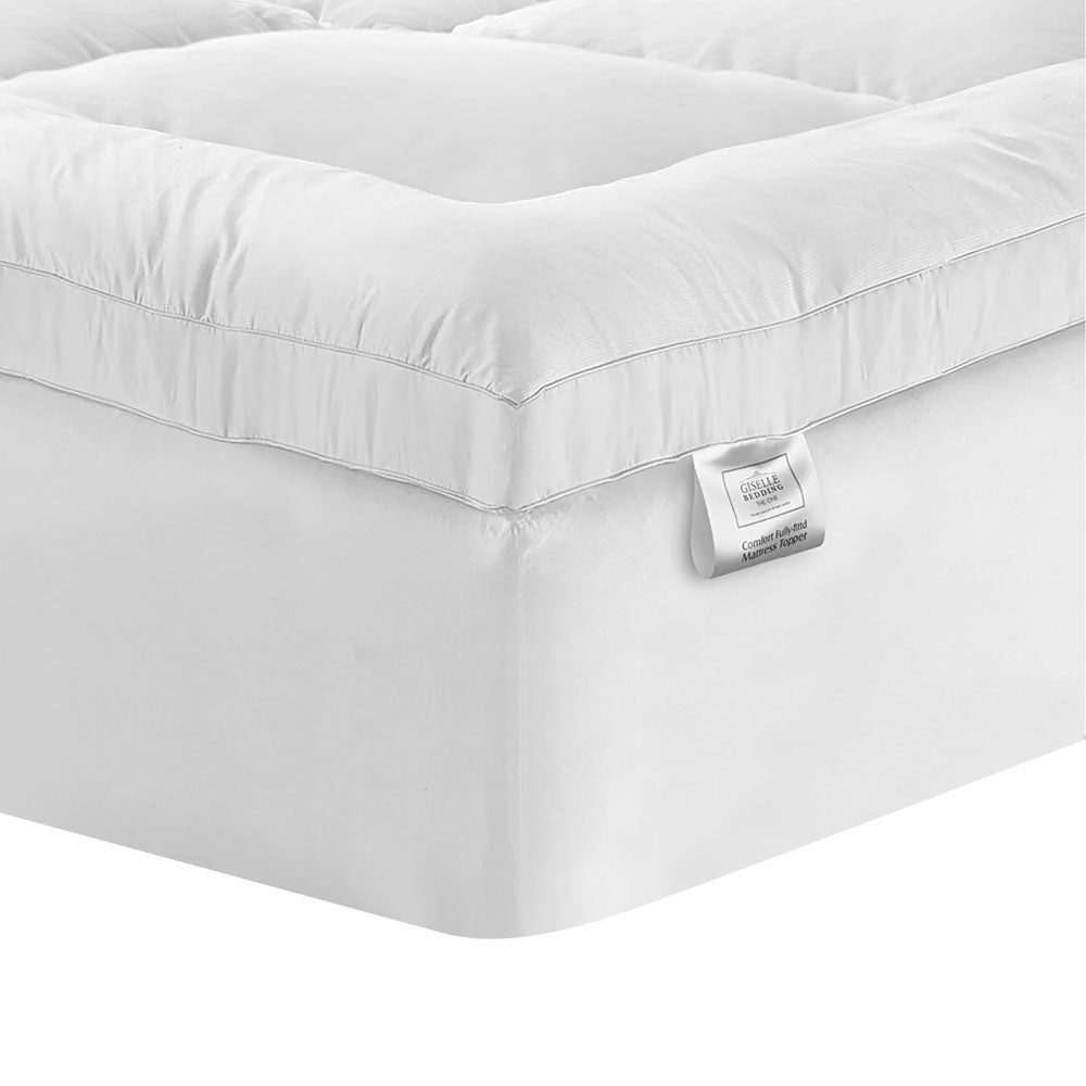 Giselle Bedding Mattress Topper Pillowtop Protector Pad Single